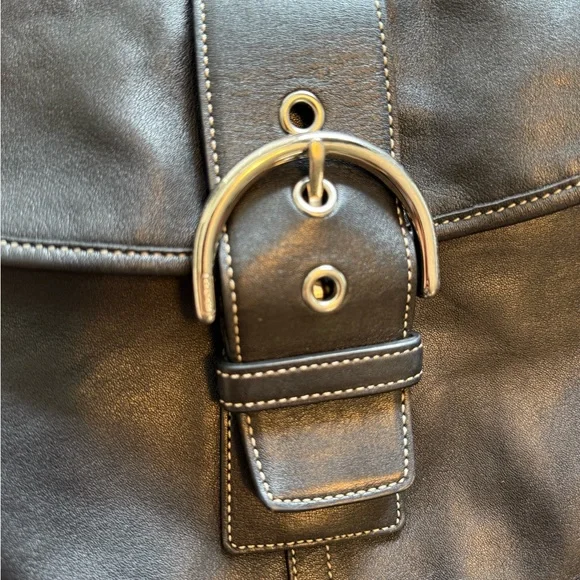 Vintage soho Coach Leather Shoulder Bag - Picture 7 of 12
